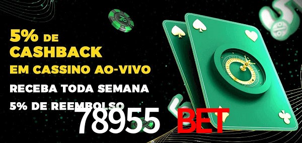 Promoções do cassino ao Vivo 78955 BET